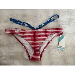 Sunsets Separates Stella Born Free Strappy Hipster Bikini Bottom Size XL NEW $58